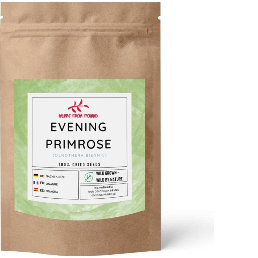 Herbs from Poland Nachtkerzensamen – Hautpflege, Hormonbalance & Immunsystem – 100% Natürlich – 500g