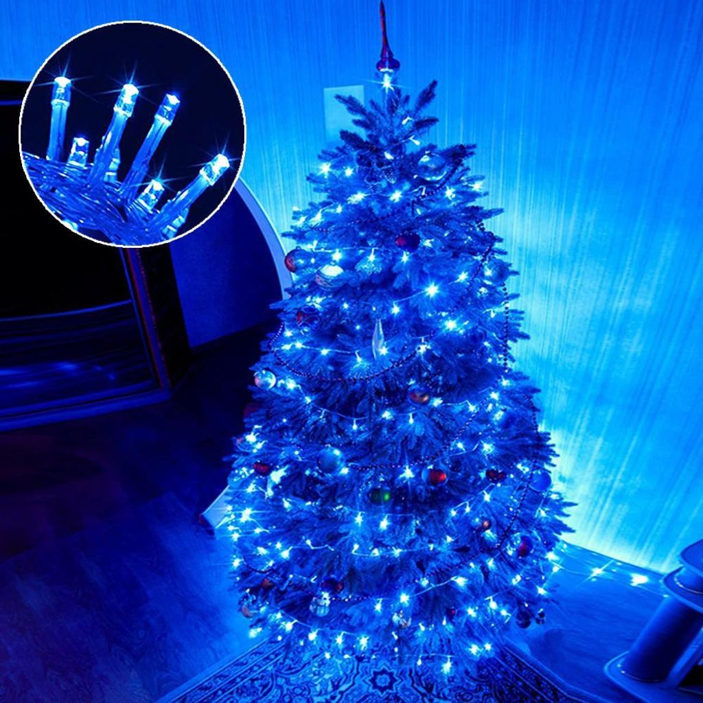 LED Lichterkette 10M 100 LED Innen, Blau Produktbild 