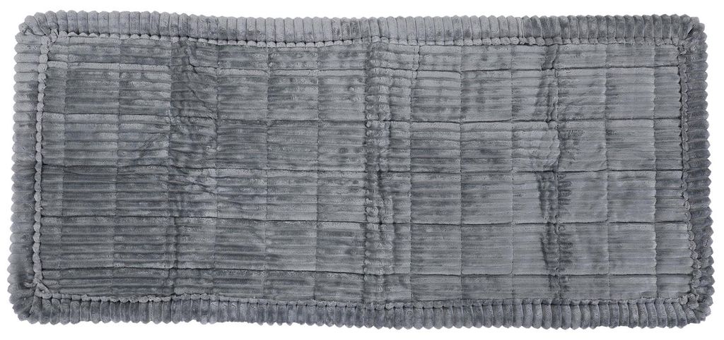 Auto-Hundebettmatte, 62 x 137 cm, waschbar, bequem, weich, rutschfest, Rücksitzverlängerung, flauschiges Haustier für LKW, SUV, Grau