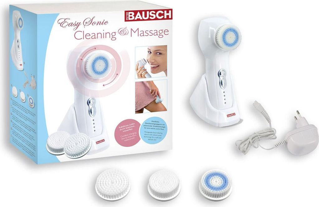 PETER BAUSCH Easy Sonic Gesichtsmassage Gesichtsreinigung Hautreiniger 6-teilig