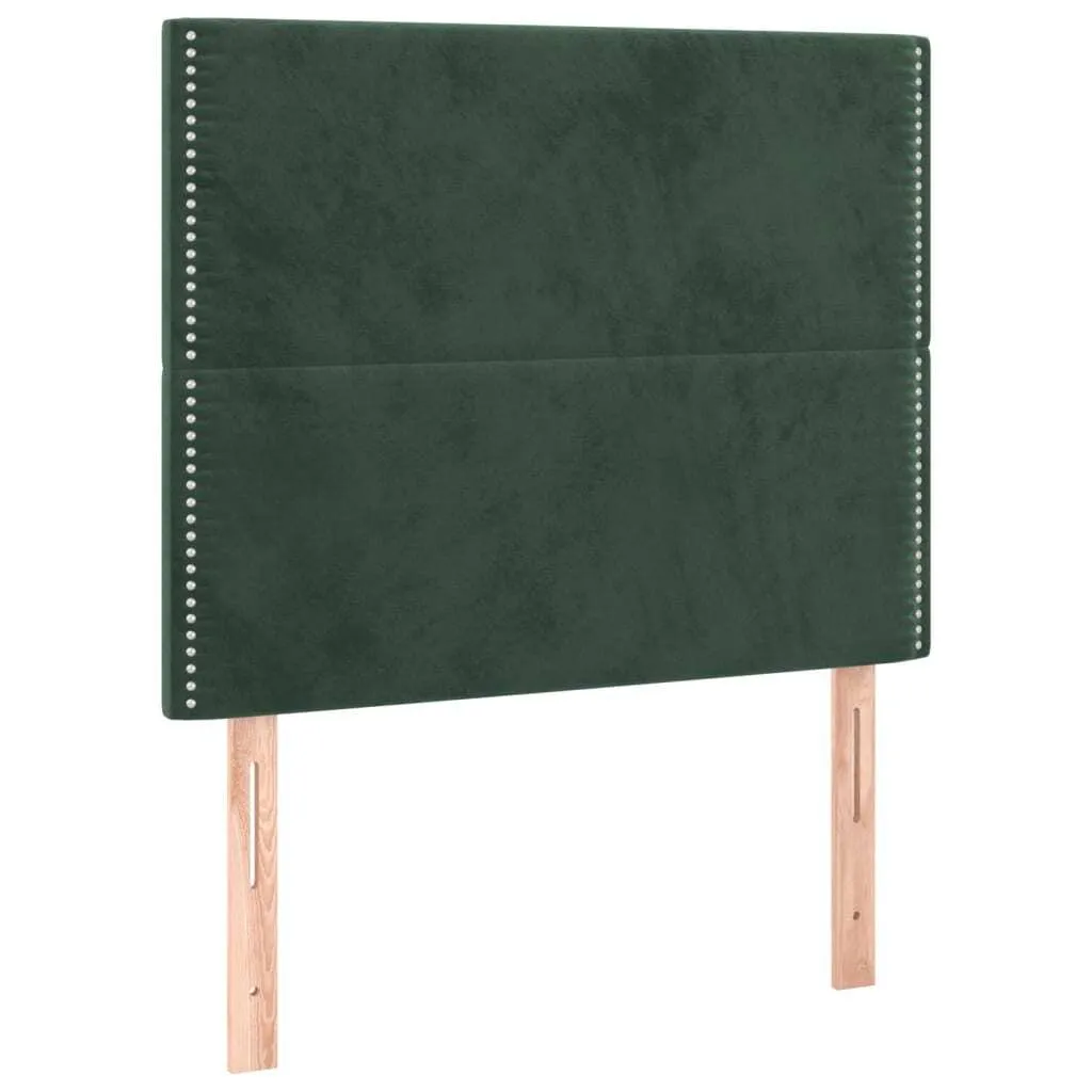 SYFAX™ Testiera Letto Singolo Verde Scuro Velluto - Prezzo Offerta