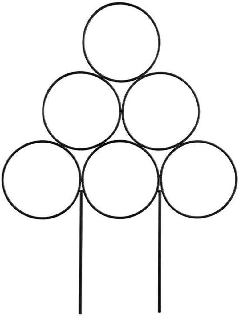 Modulares Pflanzgestell 4-teilig - Kletterrosen Komkommer Kletterop - Schwarz Edelstahl - Für Zimmerpflanzen Innen Und Außen - Tuin Dekoration