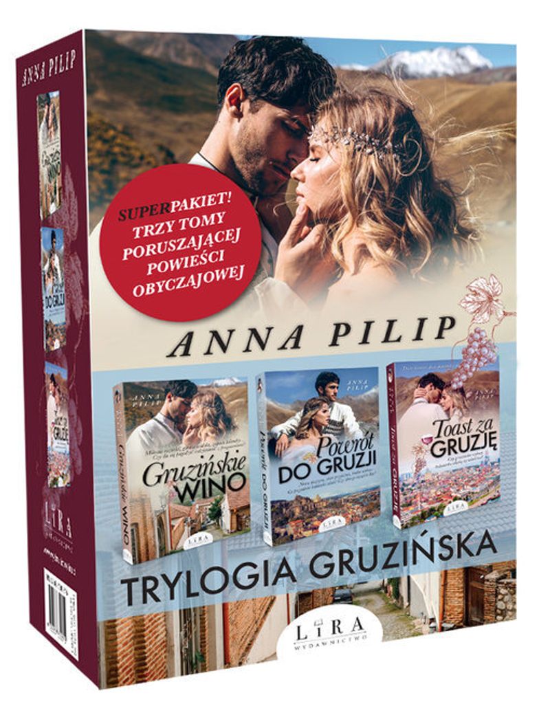 Trylogia gruzińska - Anna Pilip (Roman auf Polnisch)