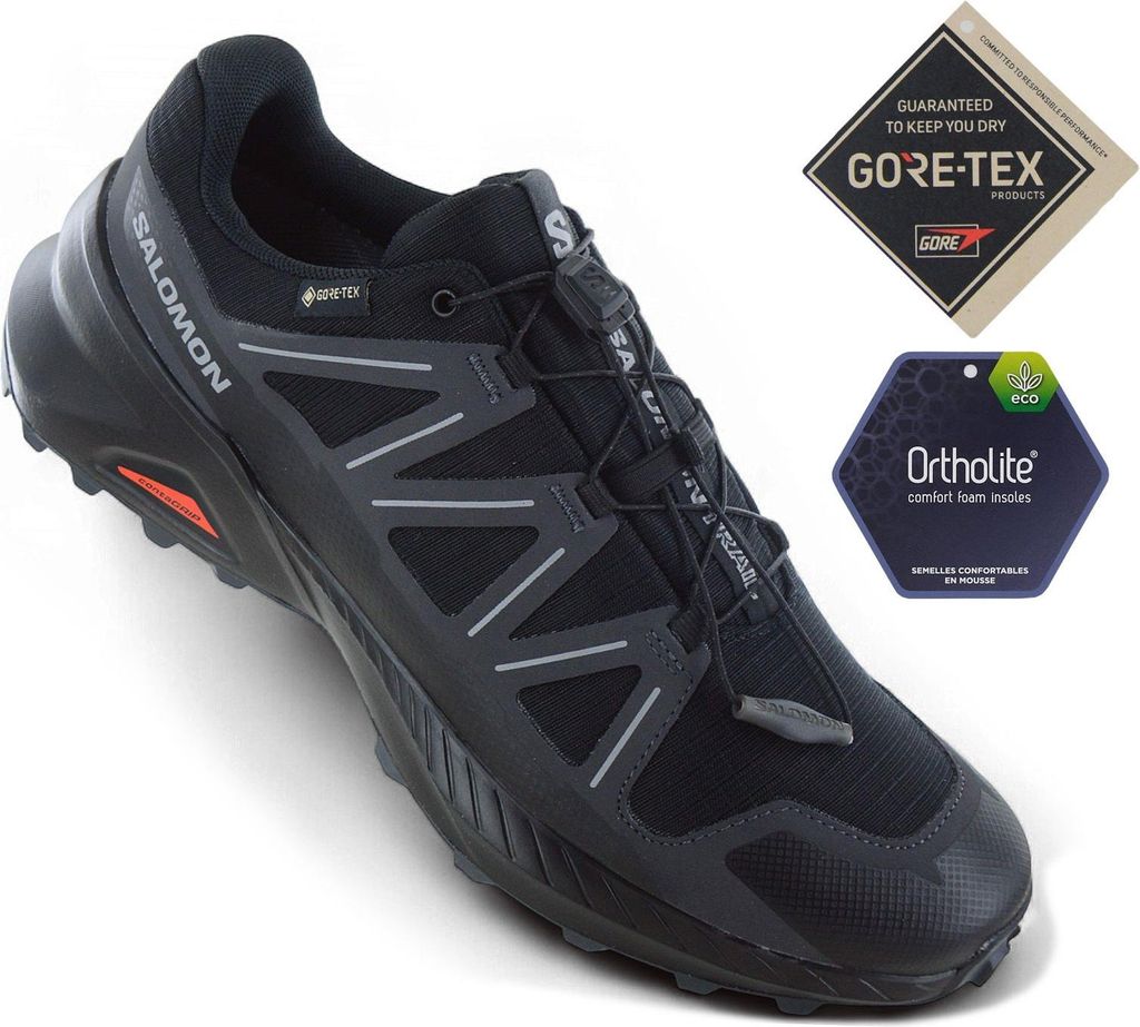 Salomon Speedcross Peak GTX - GORE-TEX - Herren Trail-Running Schuhe Laufschuhe Schwarz 478538 , EU 41 1/3 UK 7.5