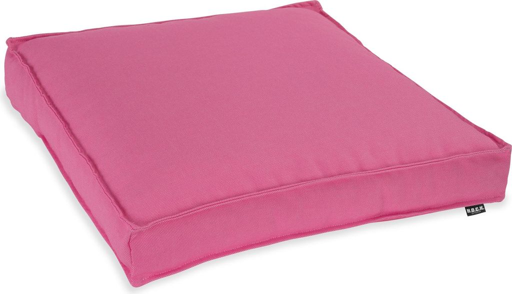 H.O.C.K. Caribe Outdoor Sitzkissen Palettenkissen Bodenkissen BODO 60x60x10cm pink fuchsia col. 01