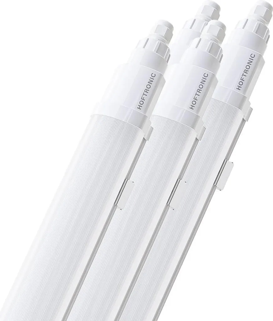 Lot de 4 réglettes LED 120cm 36W étanches IP65 pour garage et atelier