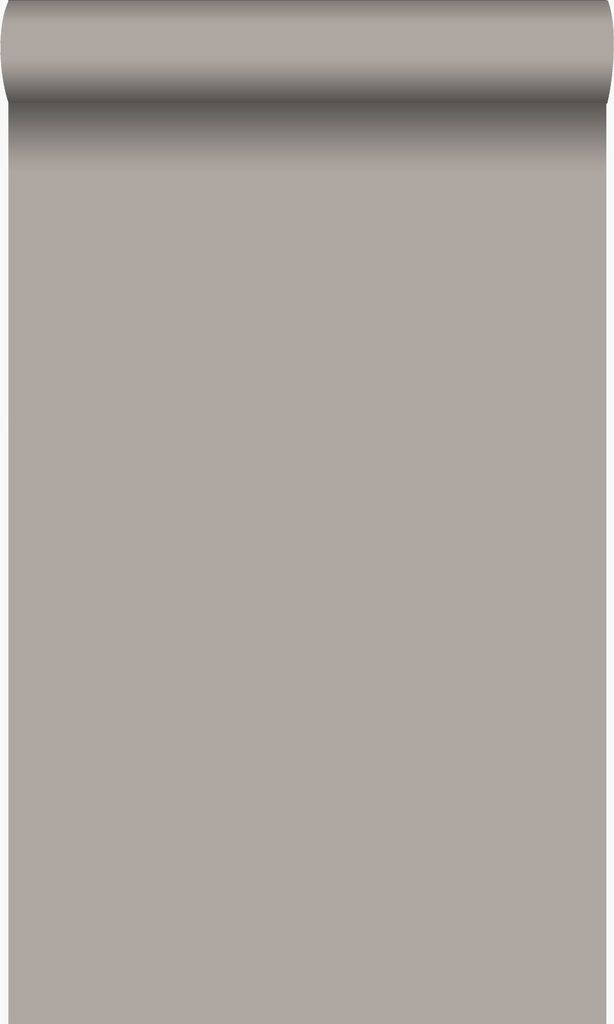 Origin Wallcoverings Tapete Uni Lila Grau 53 cm x 10.05 m
