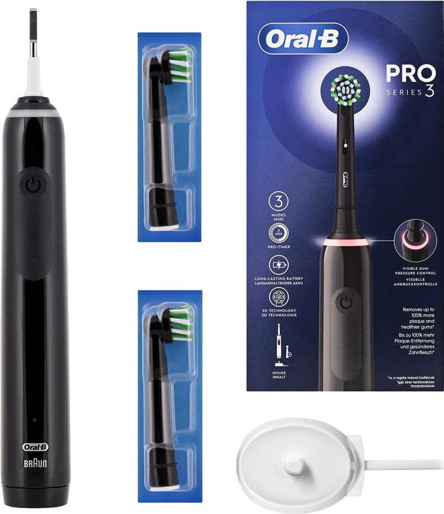 Oral-B 759790 Oral-B PRO 3 3000 Cross Action Black Edition  Immagine del prodotto 