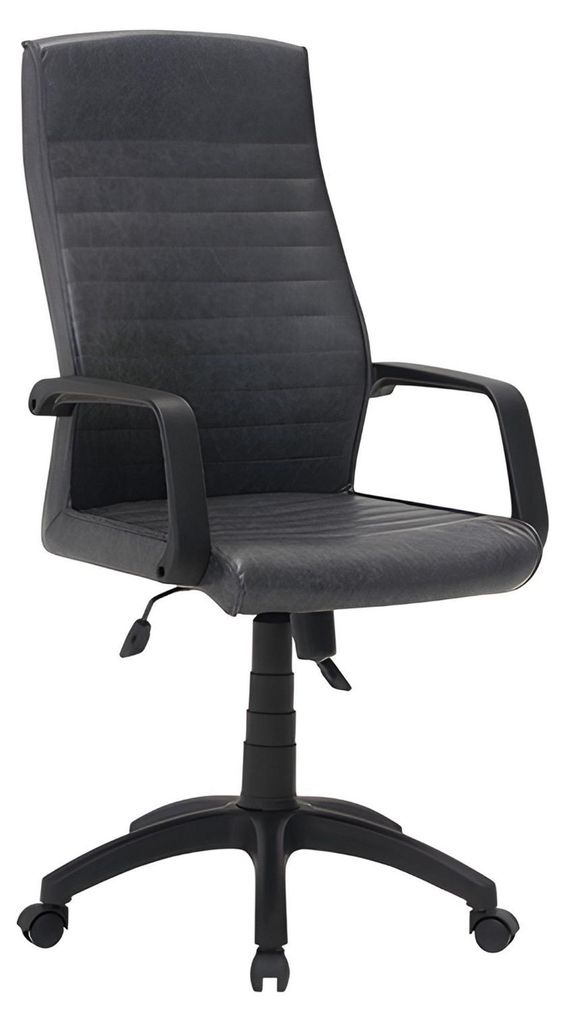 Stilvoller Eleganter Bürostuhl Exklusiver Arbeitszimmer Ledersessel