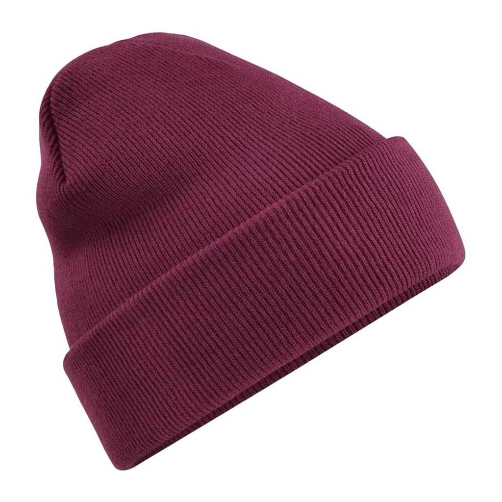Beechfield Uni Wintermütze für Erwachsene PC2879 (Einheitsgröße) (Burgunderrot)