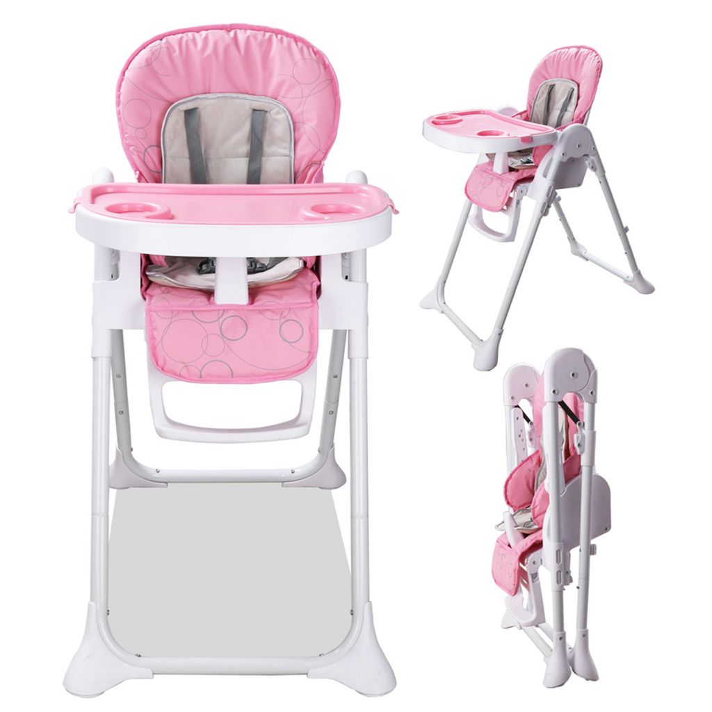 Kinderstuhl Hochstuhl Baby Verstellbar Babystuhl mit Liegefunktion Esszimmer 
