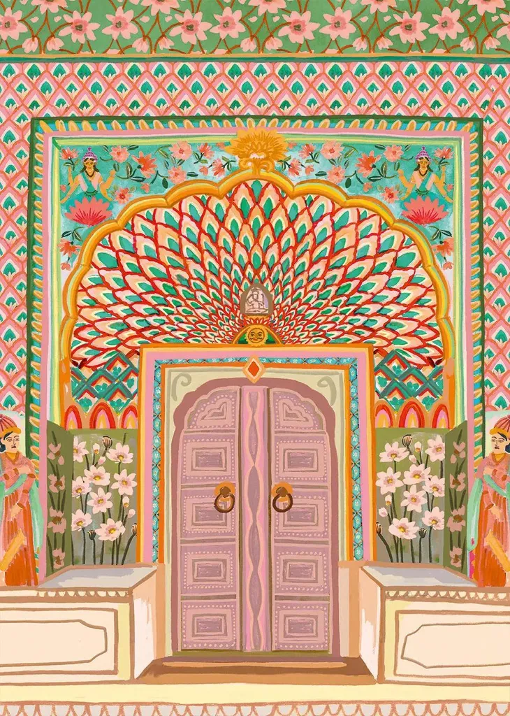 Puzzle 500 pièces haute qualité Porte du Lotus : fini les pièces fragiles