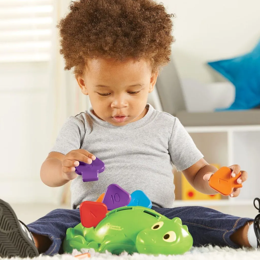 Steggy le dinosaure multicolore : jeu d'association aux 10 pièces - 3