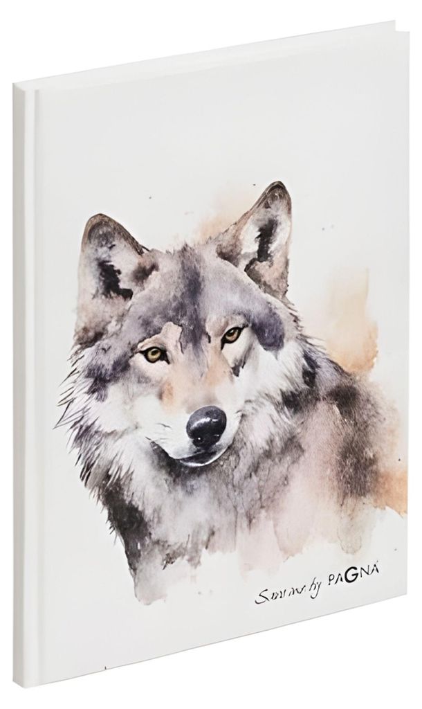 Notizbuch A5 Wolf 128S dotted lines