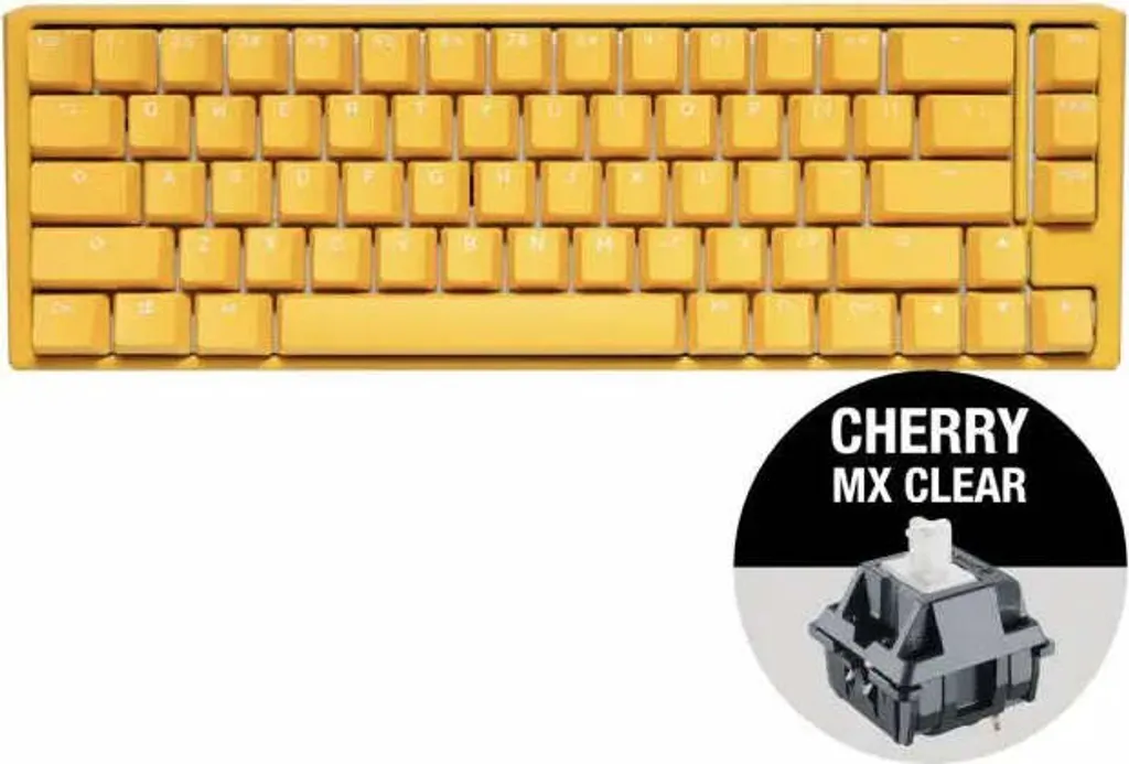 Clavier Mécanique Compact Ducky One 3 Yellow SF Layout US QWERTY Jaune - 2