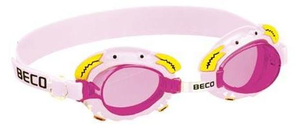 Beco Kinderschwimmbrille Palma 4+ | Krabbendesign | Rosa Produktbild 