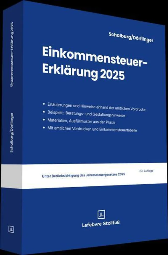 Déclaration d'impôt 2025 logiciel Einkommensteuer-Erklärung 2025 PC