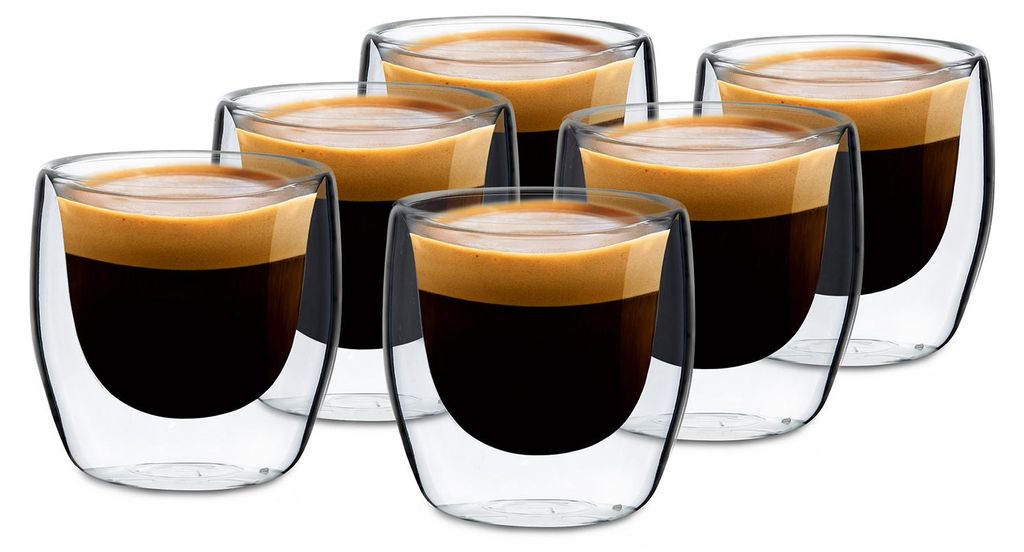 Glaswerk, súprava pohárov so 6 šálkami na espresso, Obrázok produktu 