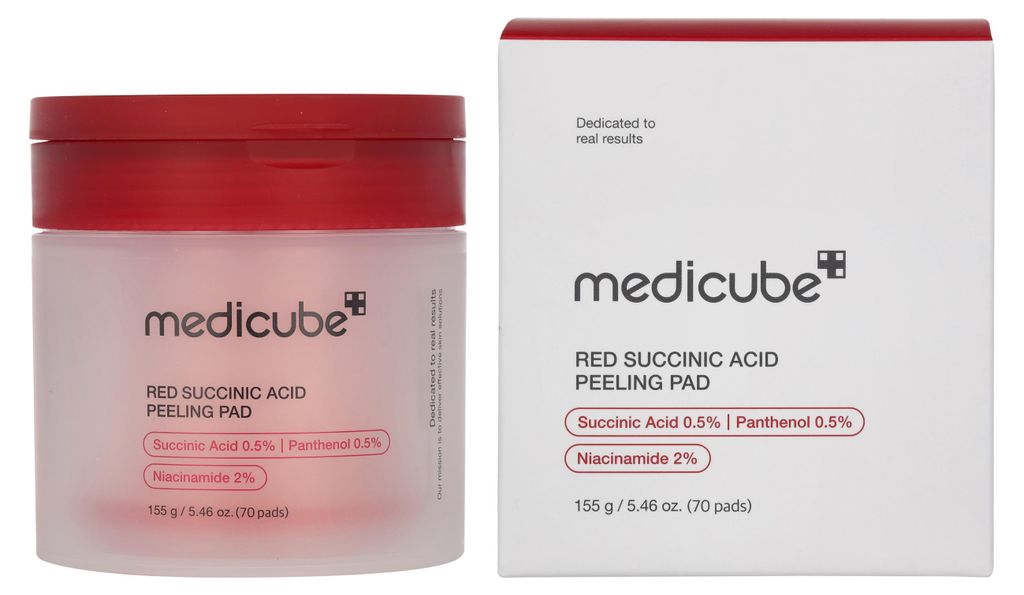 70 pads Medicube Red Succinic Acid Peeling Pad Produktbild 