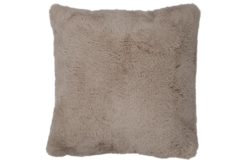 Coussin de salon gris poussière J-Line Cutie pour canapé et fauteuil