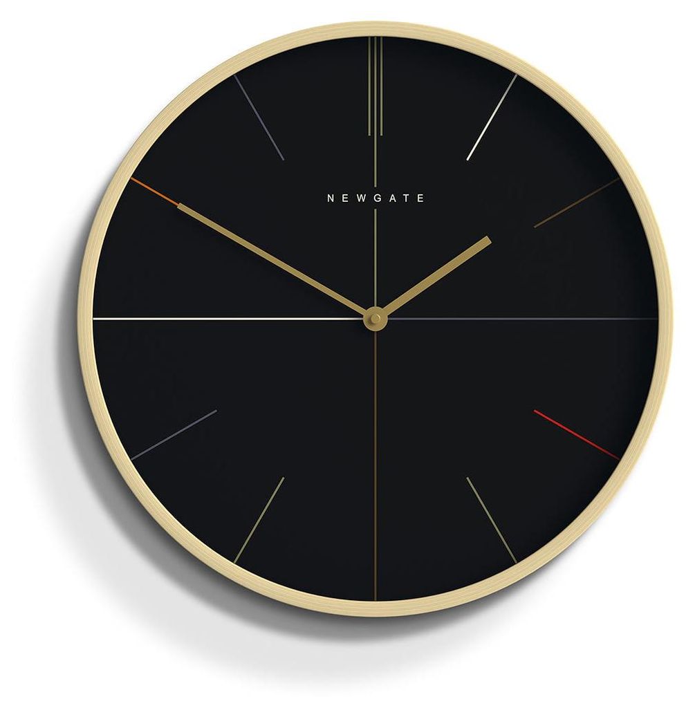 Newgate Mr Clarke Hockey Wanduhr in Blasses Sperrholz