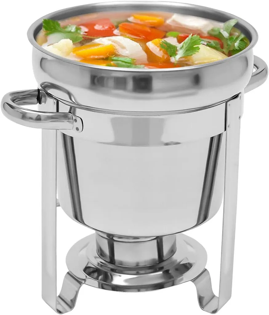Four à soupe 7L avec couvercle pour buffet de restauration et fêtes - 2