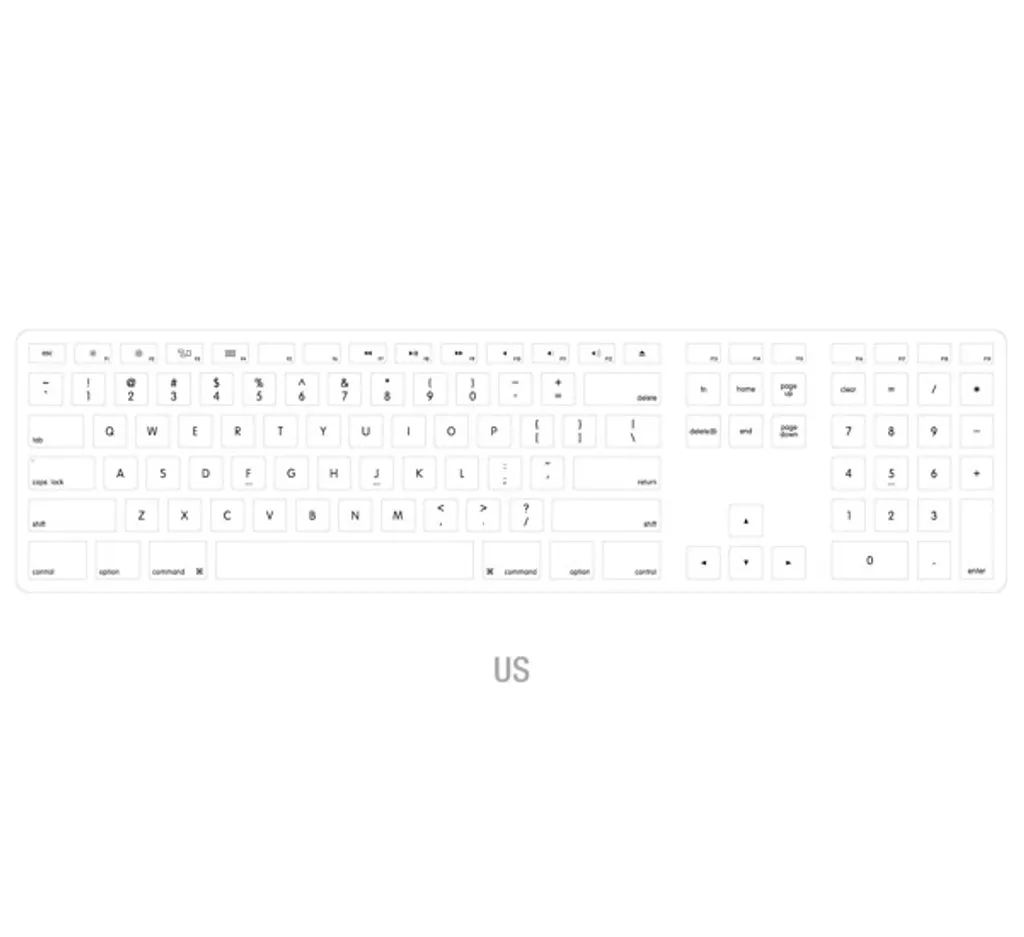 Clavier Matias Wireless US QWERTY rétro-éclairé argent pour MacBook Pro - 3