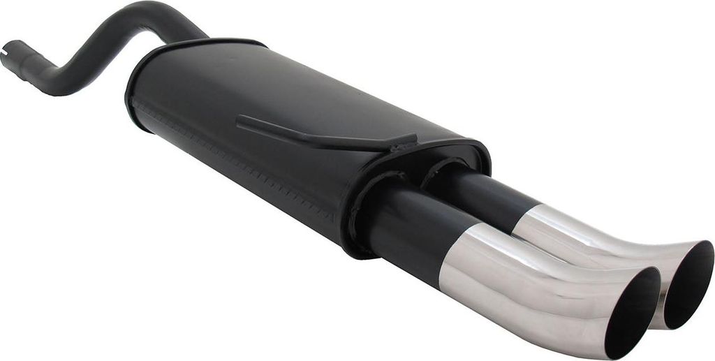 Novus športový výfuk pre Renault Clio 2 2x76mm DTM zadný Obrázok produktu 