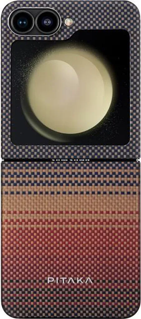 Pitaka MagEZ Case 5 Sunset, coque fine haut de gamme Galaxy Z Flip 6