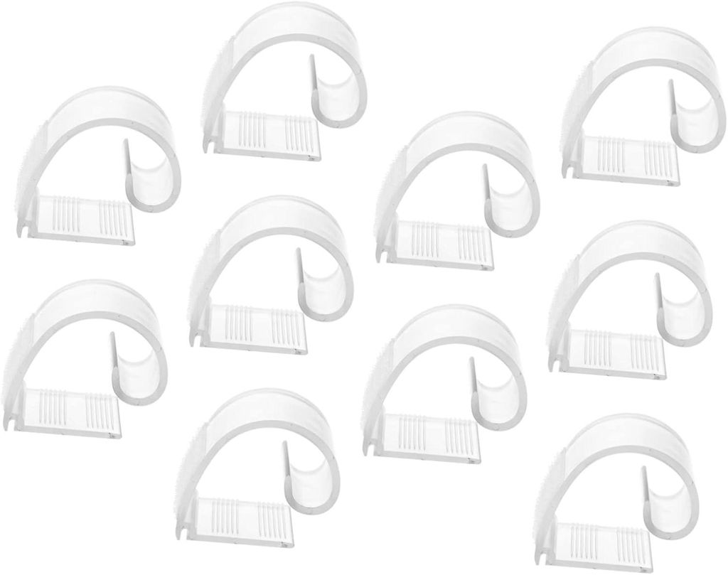 Tischdeckenhalter für den Außenbereich - Set mit 10 Tischdeckenclips aus Kunststoff zur Befestigung von Tischdecken