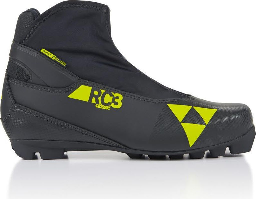Fischer RC3 CLASSIC Unisex Langlaufschuhe klassisch schwarz/gelb 41
