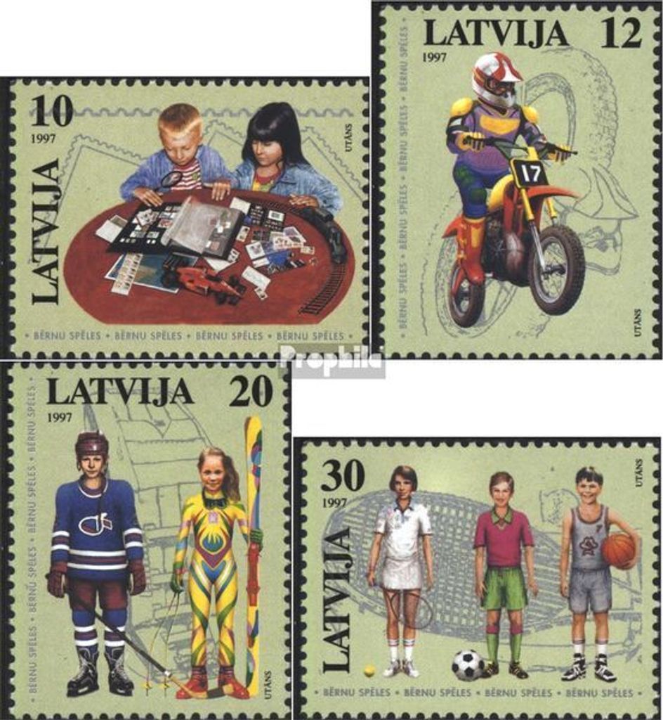 Briefmarken Lettland 1997 Mi 459-462 (kompl.Ausg.) postfrisch Jugend