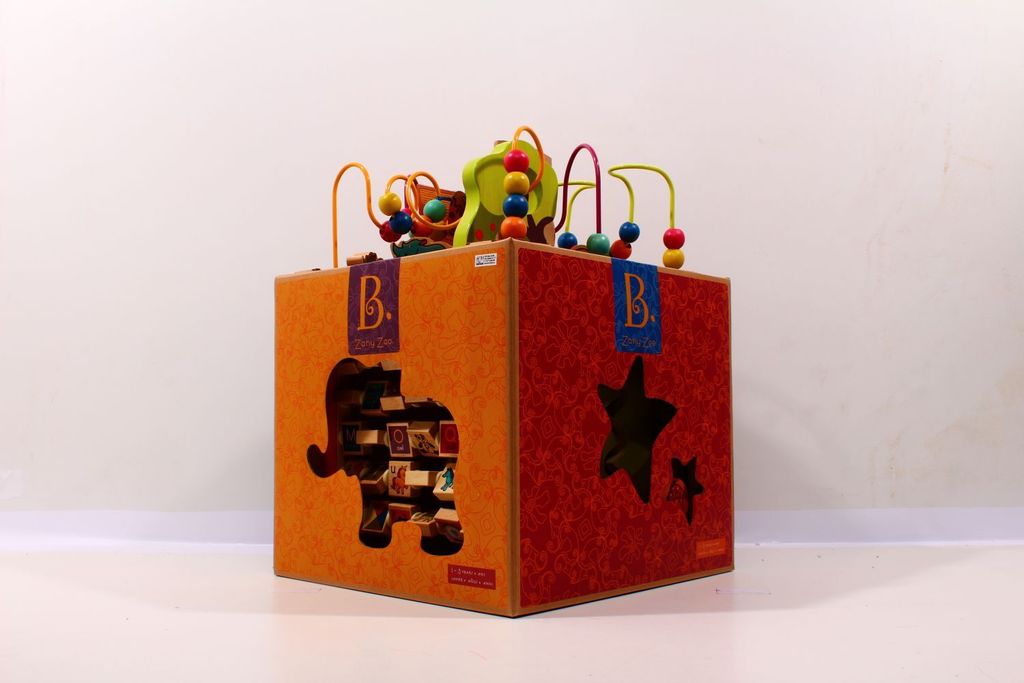 B. Toys 44163 - Zany Zoo Spielewürfel, Motorikschleife, Produktbild 