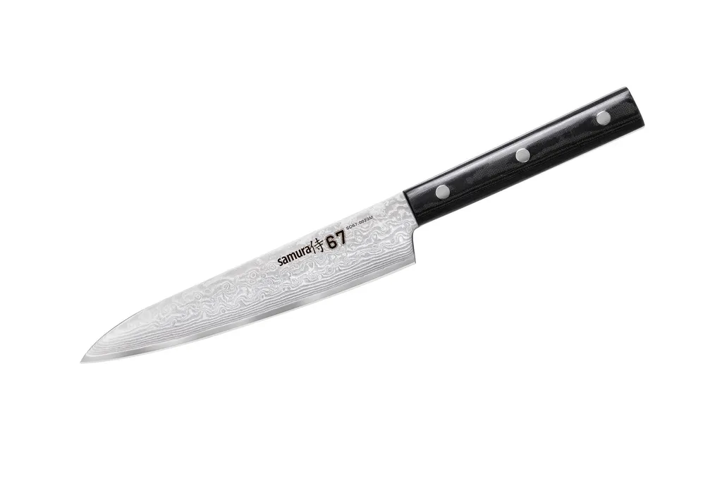 Samura DAMASCUS 67 Coltello Multiuso 150mm | Taglio Laser e VG-10