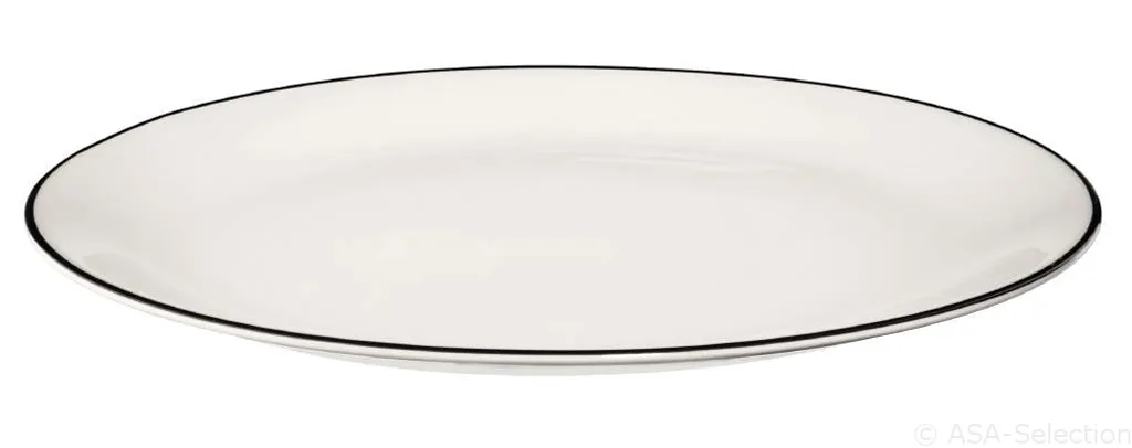 ASA Platzteller Ligne Noire 30cm | L'Arte del Ricevere Contemporanea