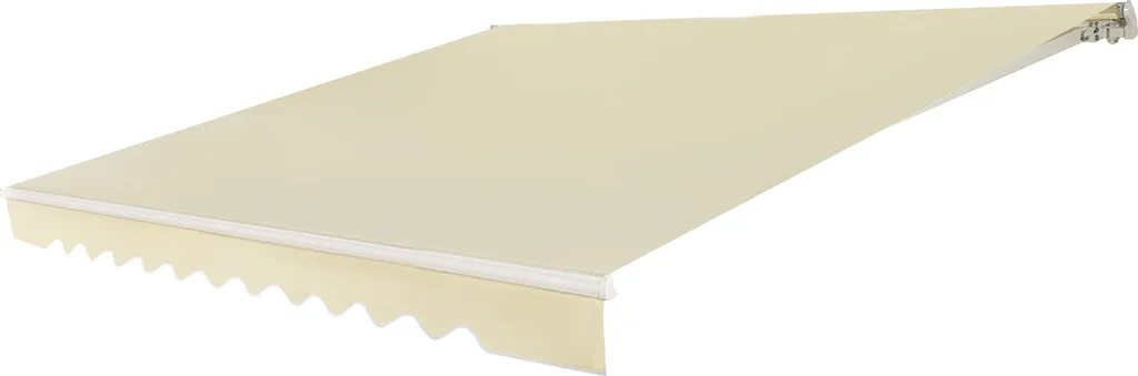 Store à pince télescopique balcon 400cm protection solaire beige