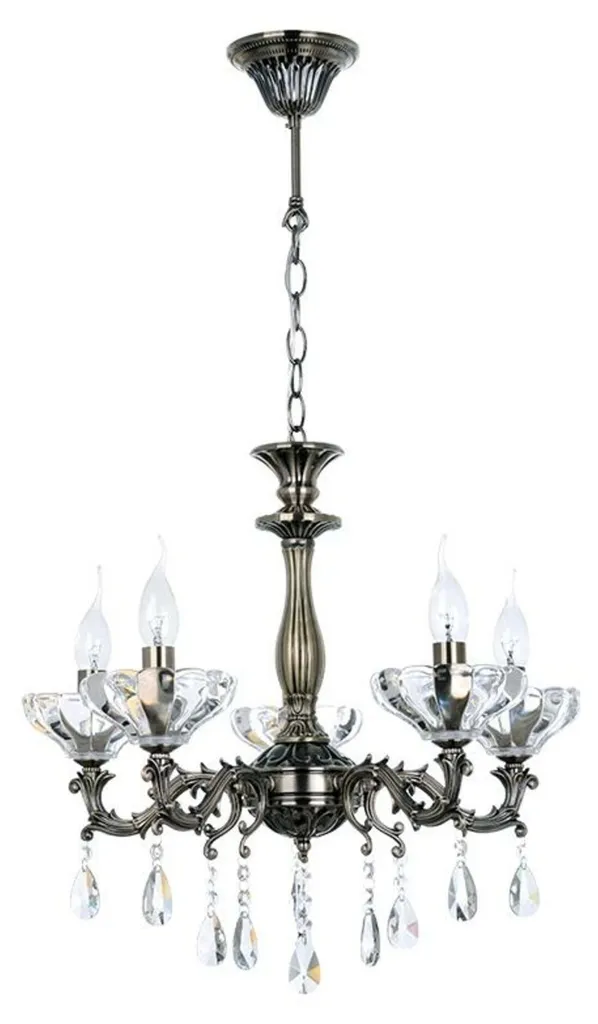 Suspension ACA Elegante TNK854535P en Métal Noir pour Salon Moderne