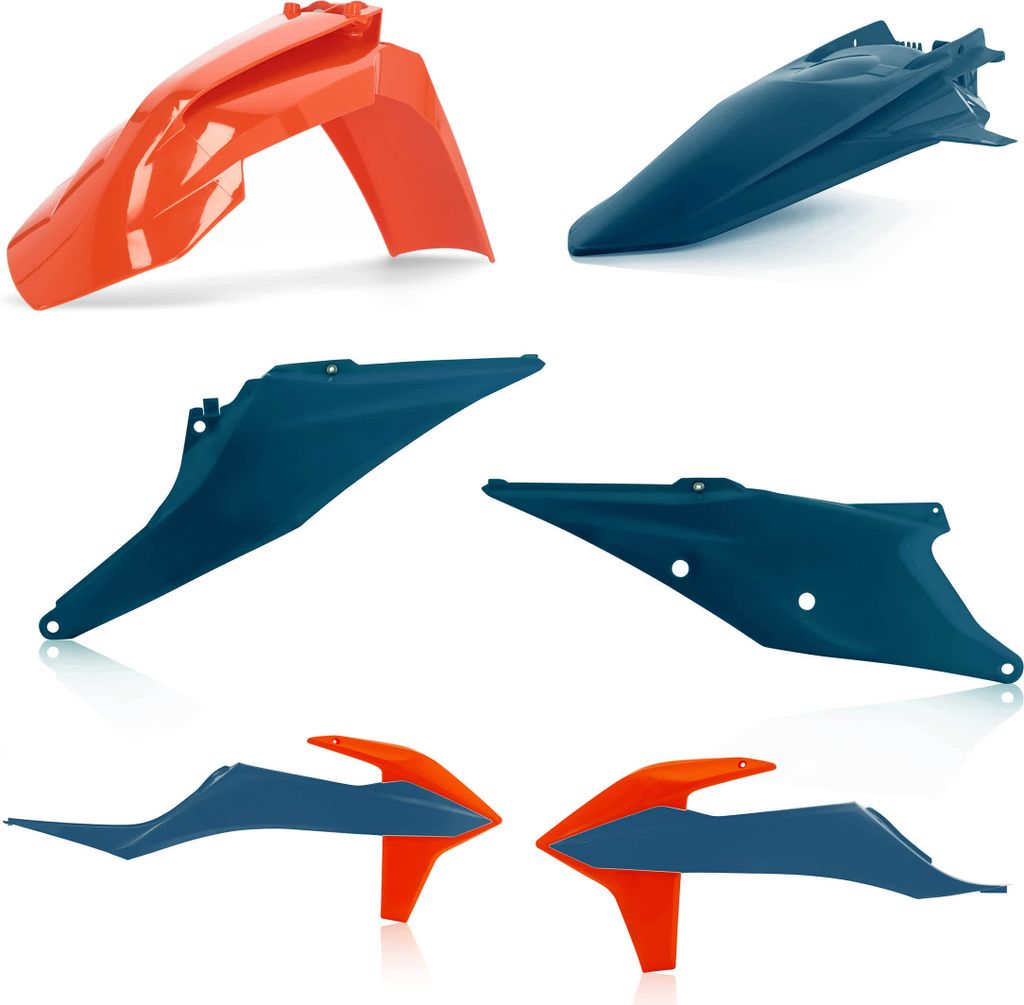 ACERBIS Verkleidungskit 6 Teile Blau/Orange für KTM