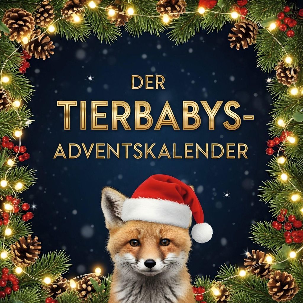 Adventskalender Tierbabys 24 Türchen mit Geschichten, Fakten, Rezepten und Bastelideen