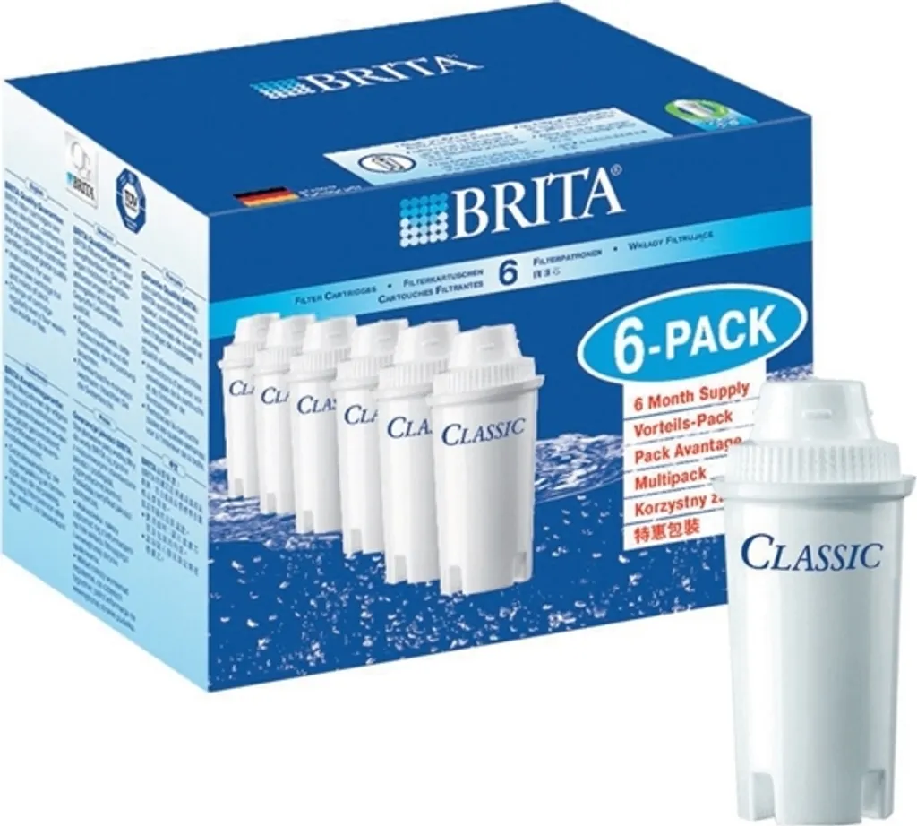 Filtre carafe Brita Classic lot de 6 contre goût de chlore - 8
