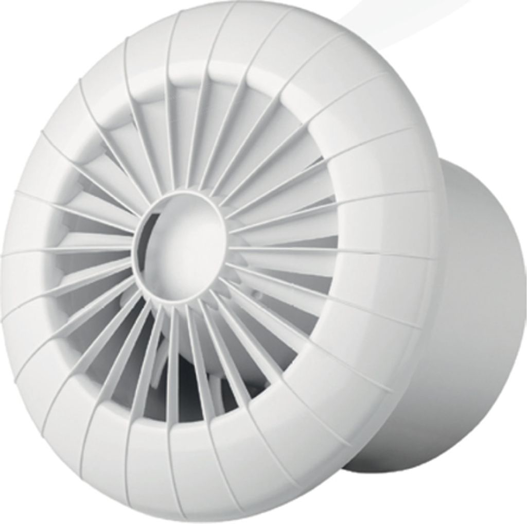 AMS Badlüfter Wandlüfter Ventilator aRid Ø 150 HS-mit Feuchtesensor und mit Nachlaufrelais