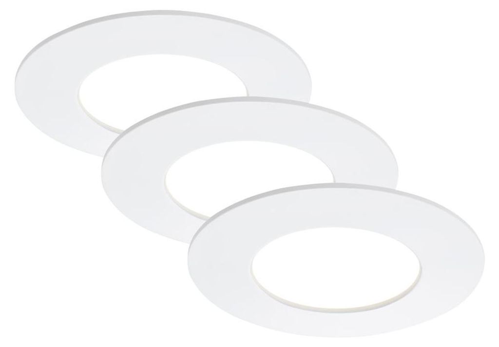 Di-Ka LED Einbauleuchte Flat-In 3er Set weiß Ø 8,5 cm 5W Produktbild 