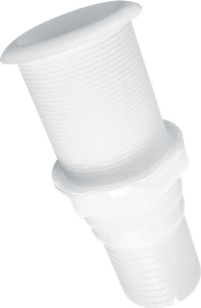 Nuova Rade Durchführung Mit Standardflansch Und Gewinde Weiß 87 mm Weiß 87 mm