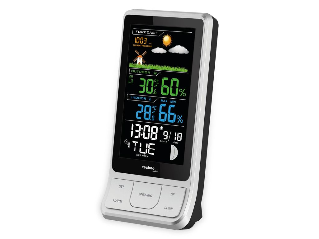 Technoline WS 6441, Silber, Innen-Hygrometer, Produktbild 