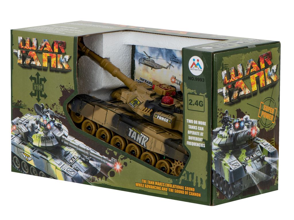 Aga RC Velký válečný tank 9995 2.4 GHz písek Obrázek produktu 
