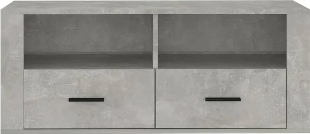 Mobile TV durevole in cemento grigio 100x35x40 cm materiale a base di legno - Mobili TV Octo1525847 1pacco - 6
