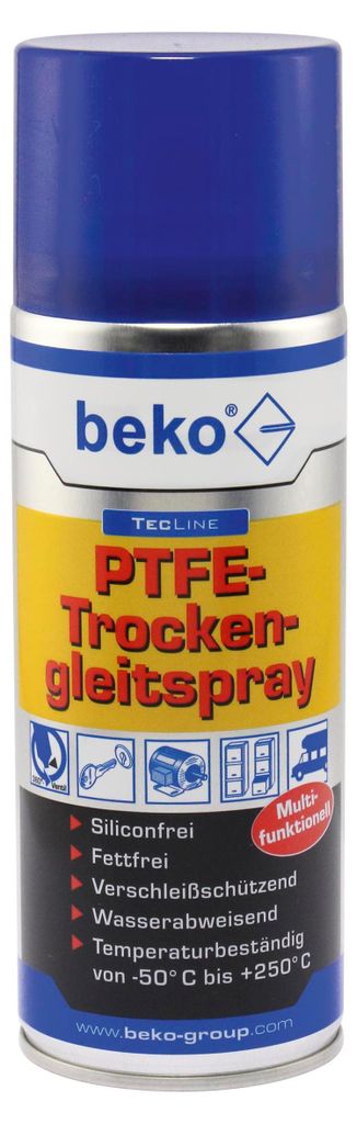 PTFE Trockengleitspray - Fettfreier Trockenschmierstoff Produktbild 