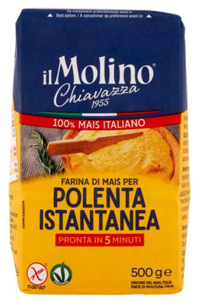 Polenta instantanée, marque Il Molino Chiavazza, 500 g Image du produit 