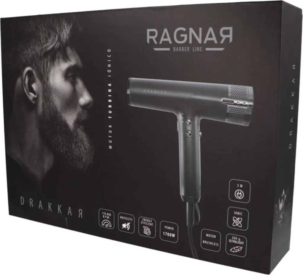 Sèche-cheveux Ragnar Barber Line 1700W 1UN moteur longue durée puissant