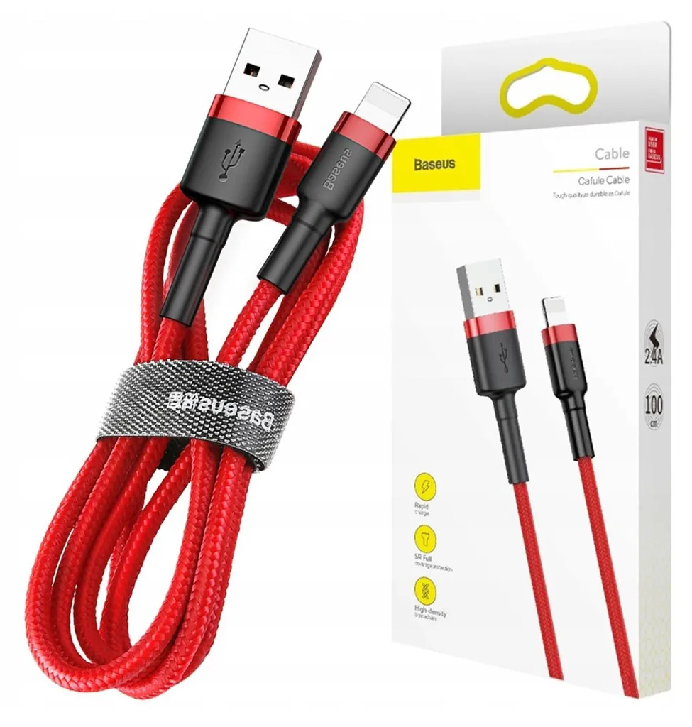 Soluzione Ricarica Business: Cavo Baseus Cafule Lightning 2.4A 1M